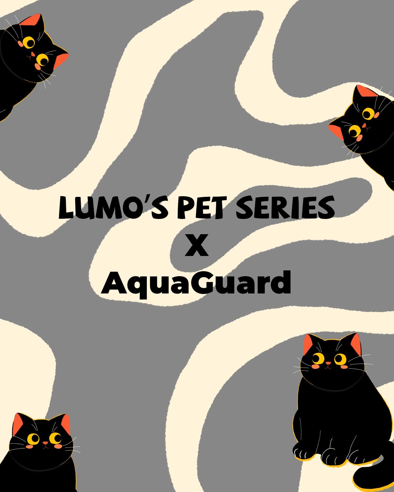 RUGRUGRUG AquaGuard Non Slip Quick Dry Mat Lumos Pet Series