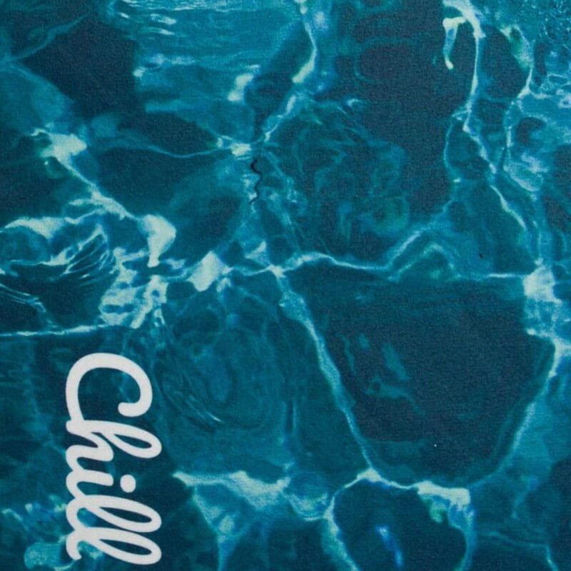 RUGRUGRUG AquaGuard Non Slip Quick Dry Mat Ocean Waves 15