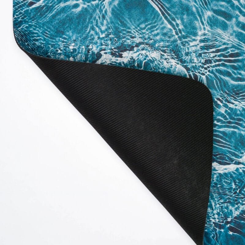 RUGRUGRUG AquaGuard Non Slip Quick Dry Mat Ocean Waves 8