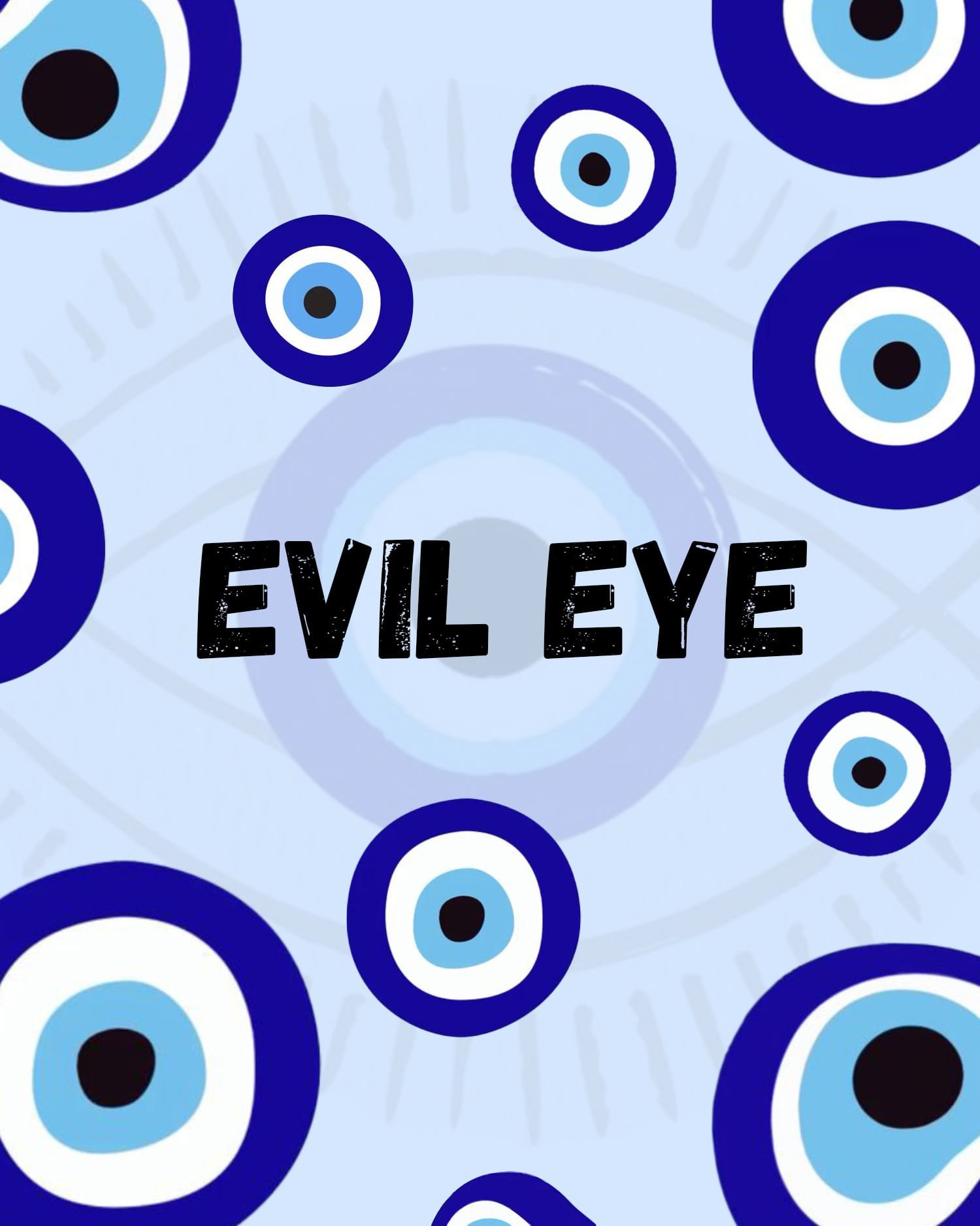 RUGRUGRUG Evil Eye pattern by rugrugrug