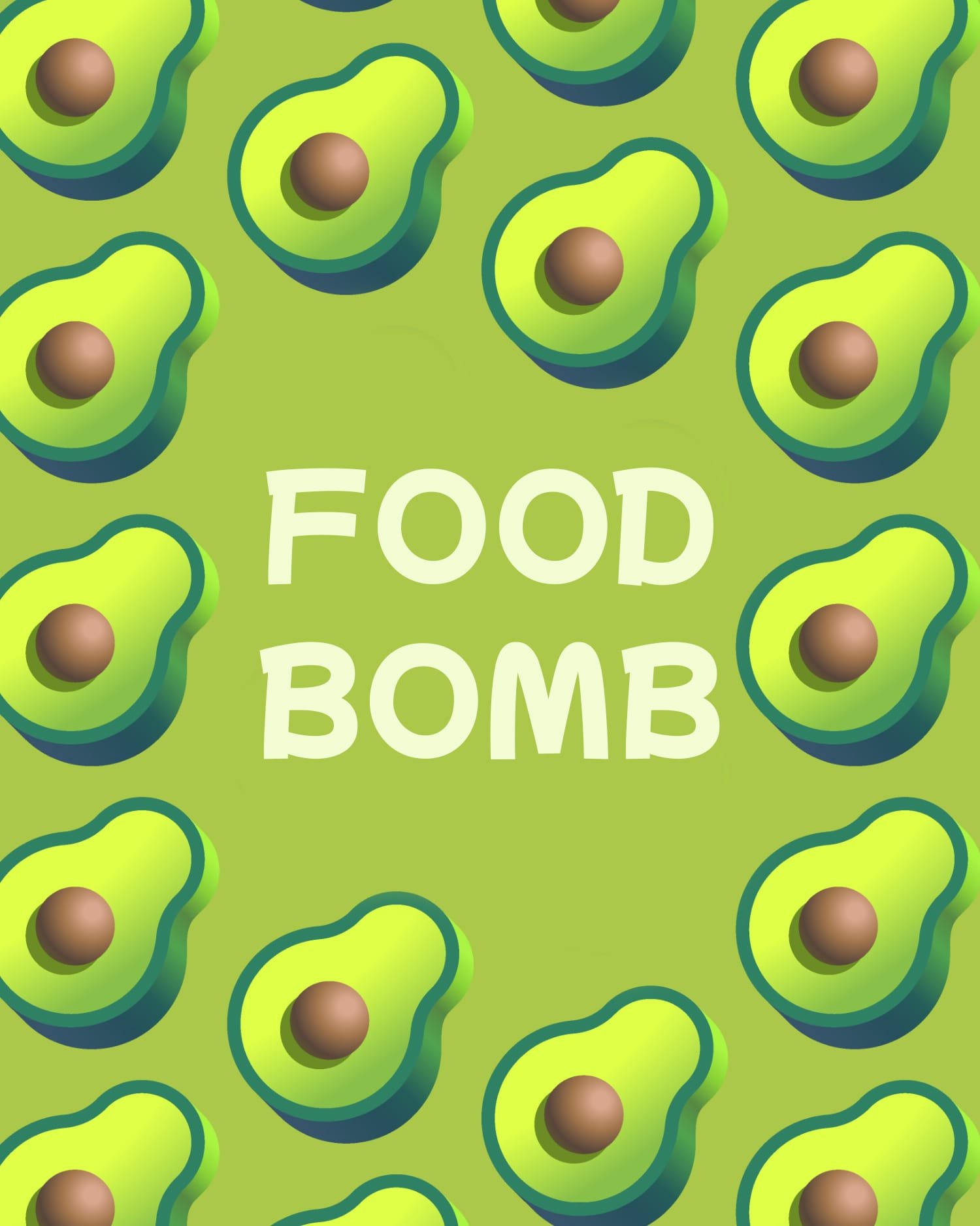 RUGRUGRUG food bomb pattern by rugrugrug